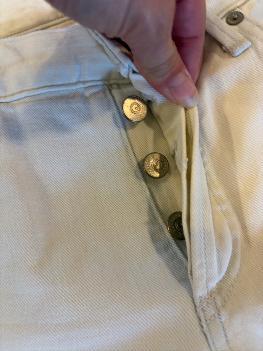 Citizens Of Humanity NWT 25 Emerson Slim Boyfriend Cream Denim Mid Rise - Picture 9 of 13